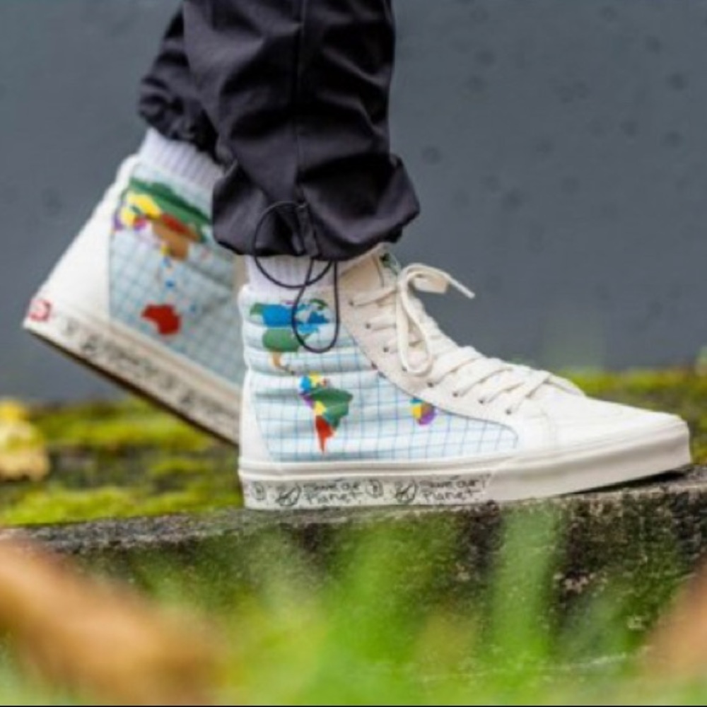 Save the Planet Hitop Vans